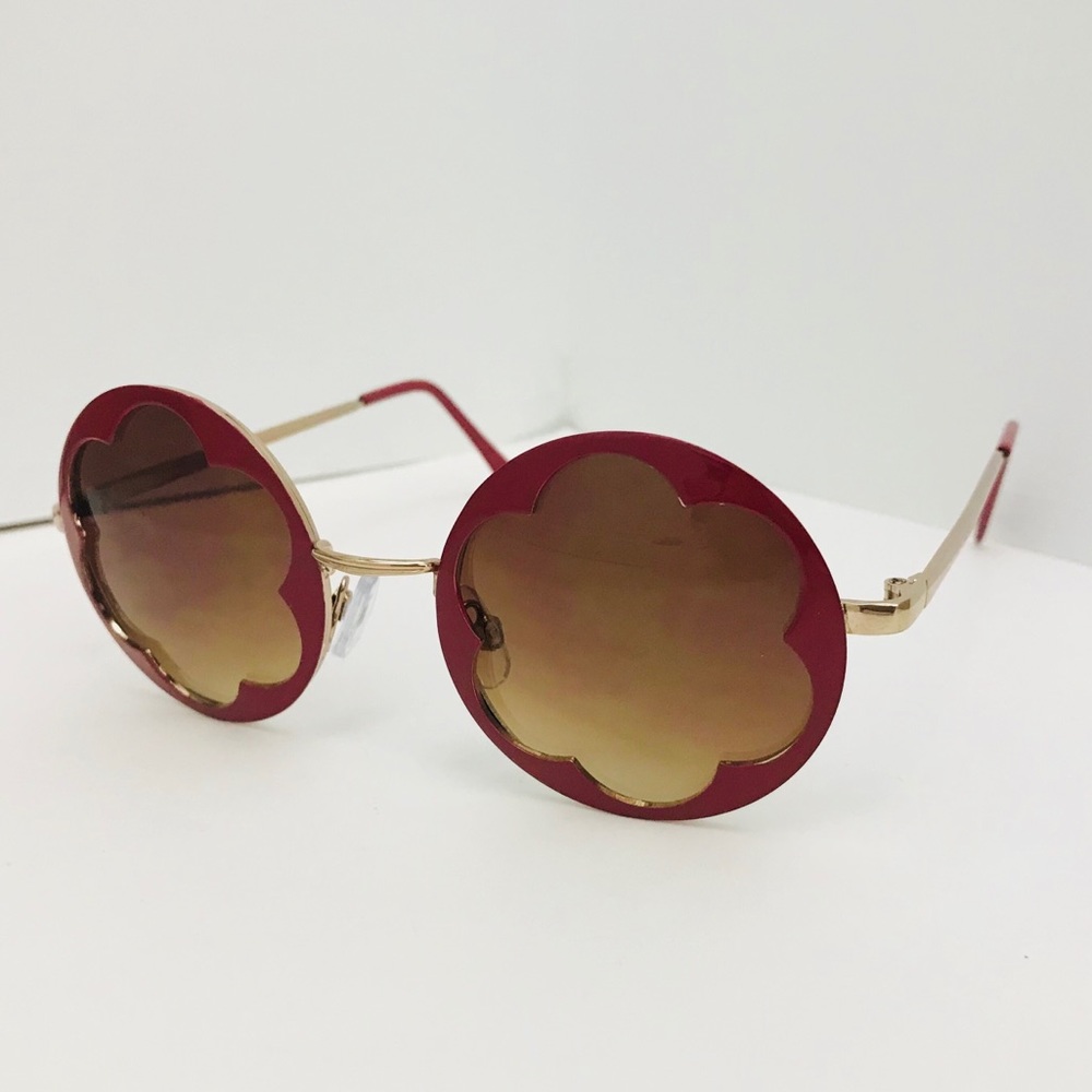 🍓BOGO🍓New Nasty Gal Red Retro Round - Picture 2 of 3